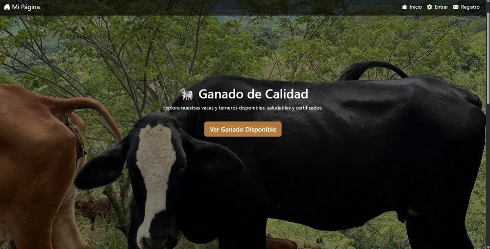 Sistema de control de entrada y salida de ganado
